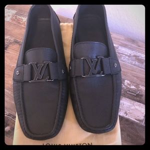 Louis Vuitton leather loafers